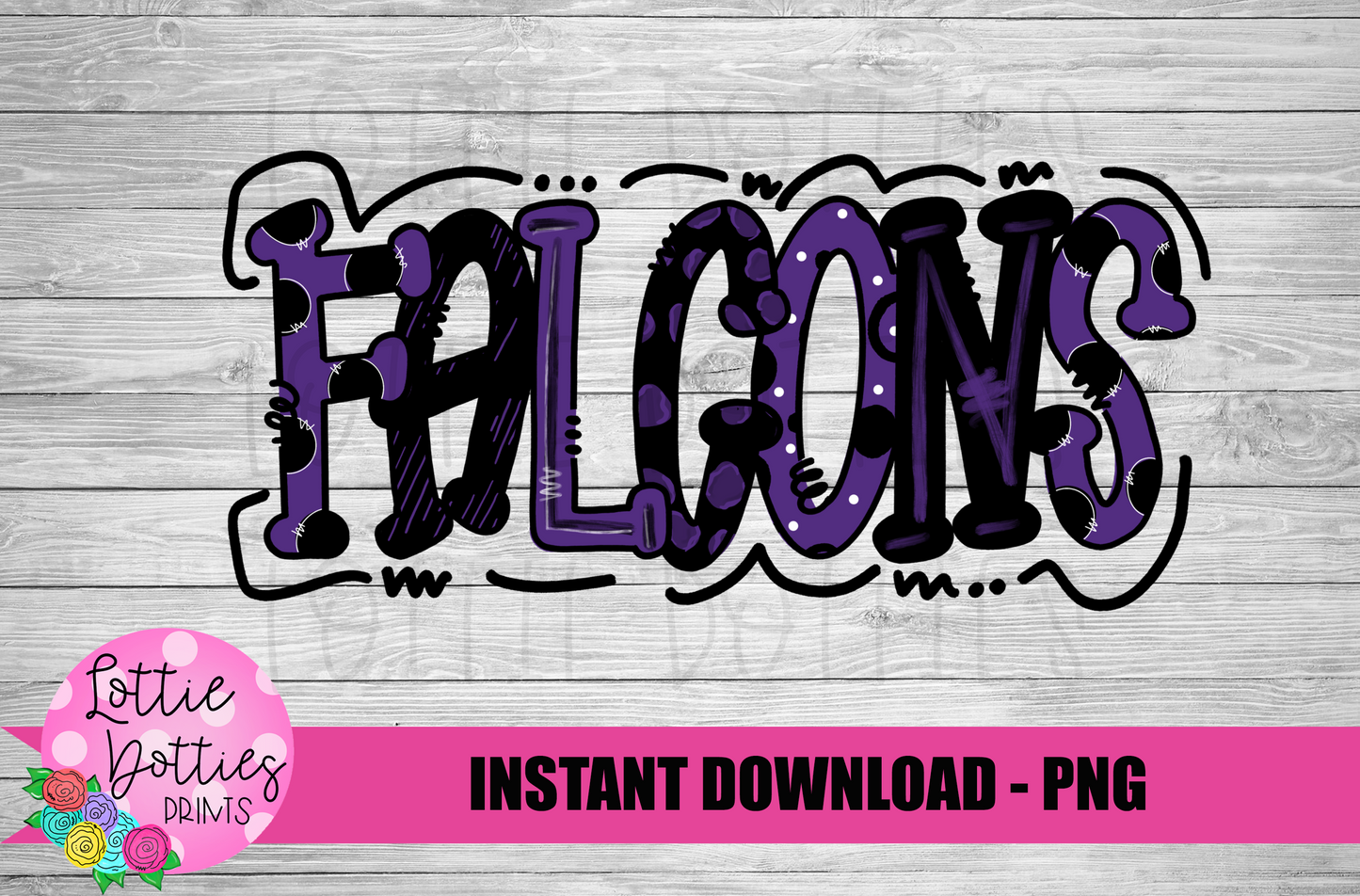 Falcons PNG - Falcons - Sublimation design - Digital Download