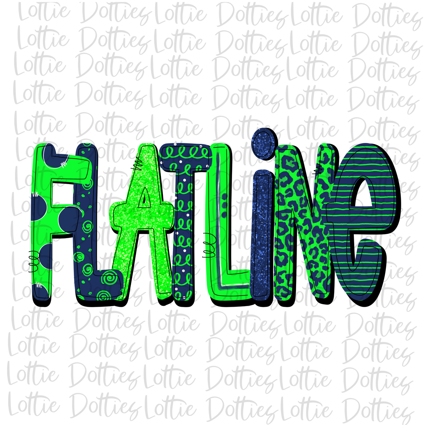 Flatline - PNG - Flatline - Sublimation - Digital Download