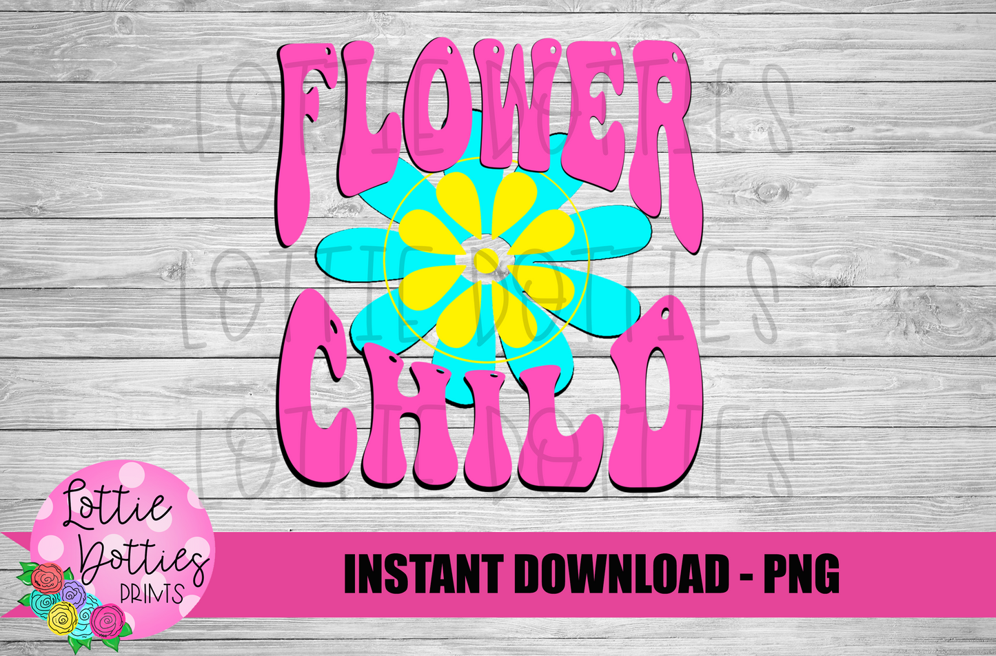 Flower Child - PNG - Flower Child Sublimation - Digital Download