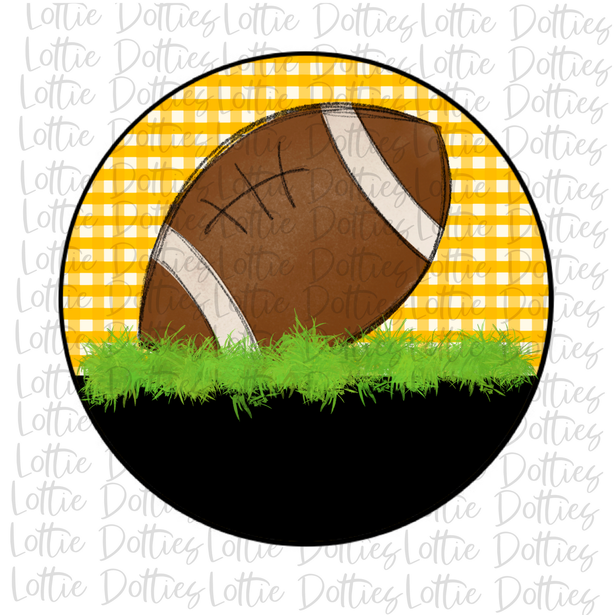 Football - PNG - Football Circle - Sublimation - Digital Download