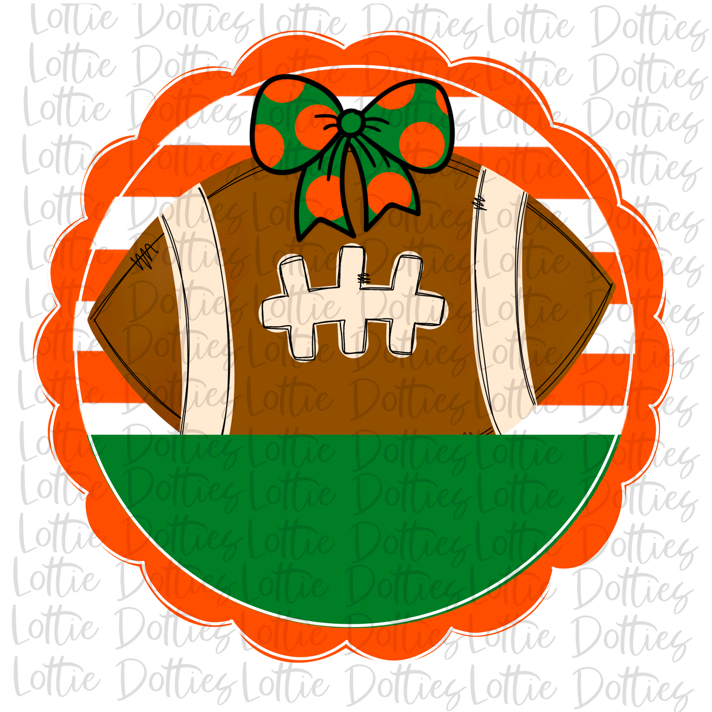 Football - PNG - Football Circle - Sublimation - Digital Download