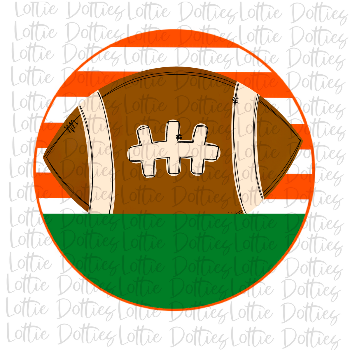 Football - PNG - Football Circle - Sublimation - Digital Download
