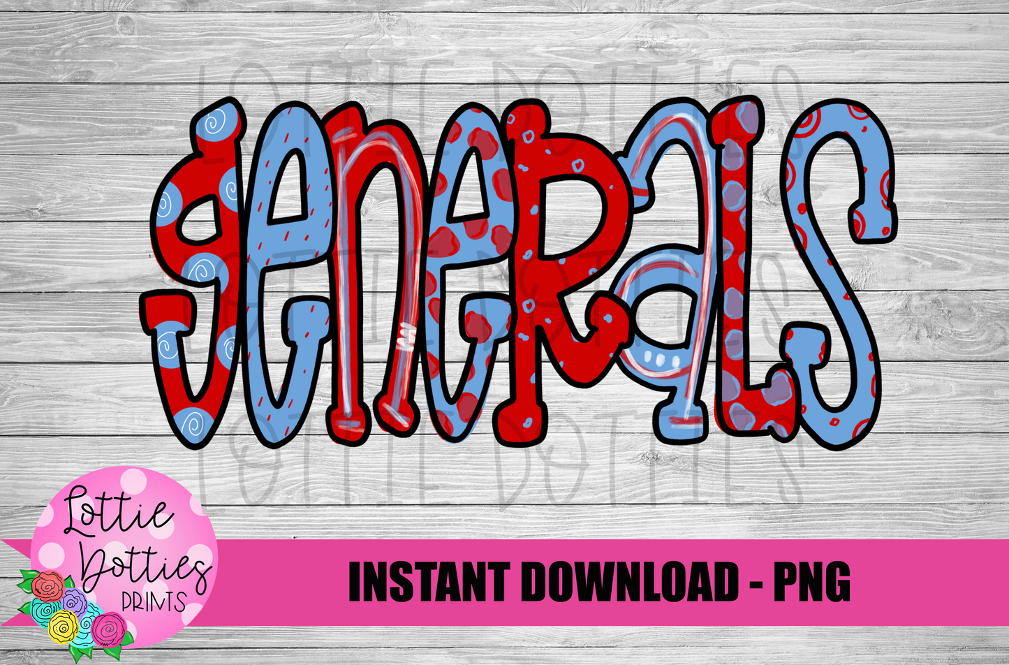 Generals PNG - Generals Sublimation - Digital Download