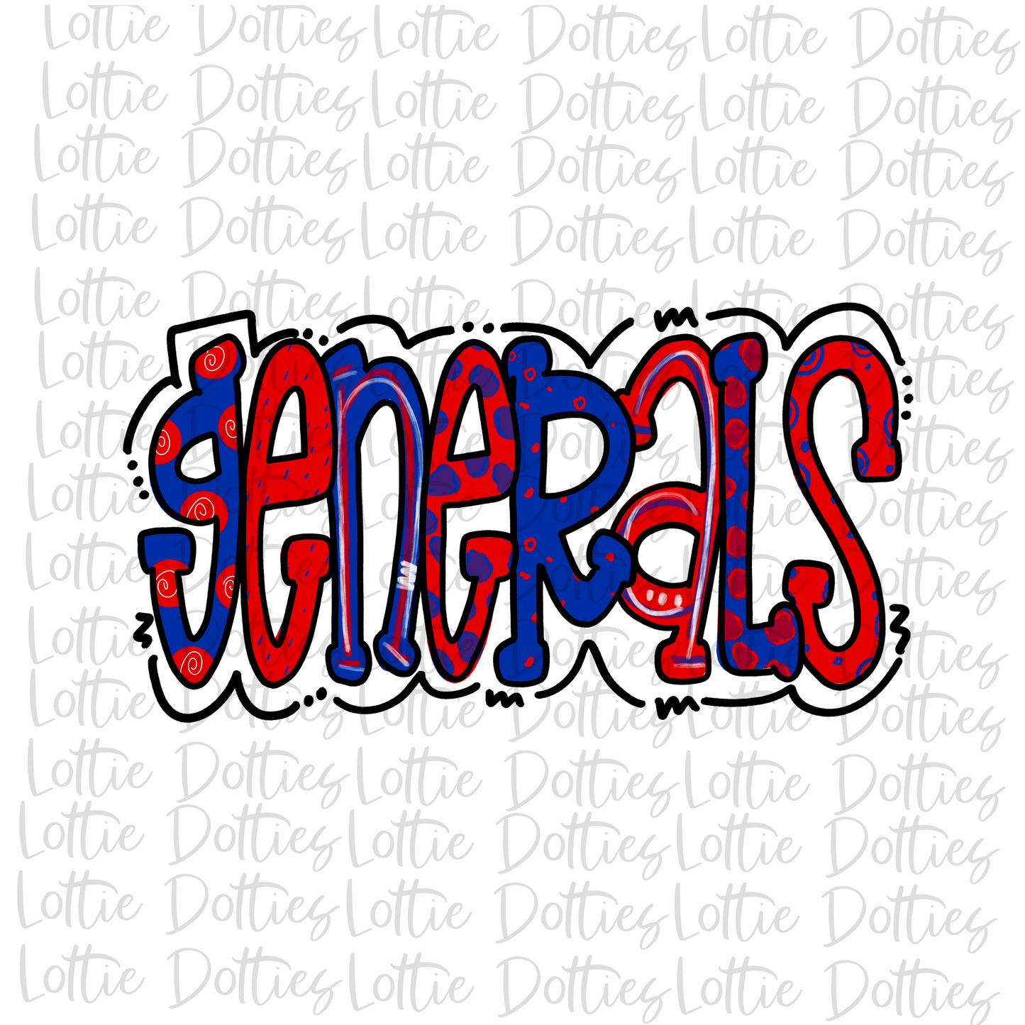 Generals PNG - Generals Sublimation - Digital Download