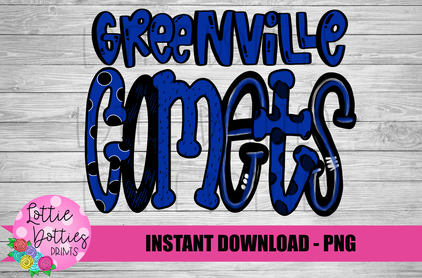 Greenville Comets - PNG - Comets - Sublimation - Digital Download