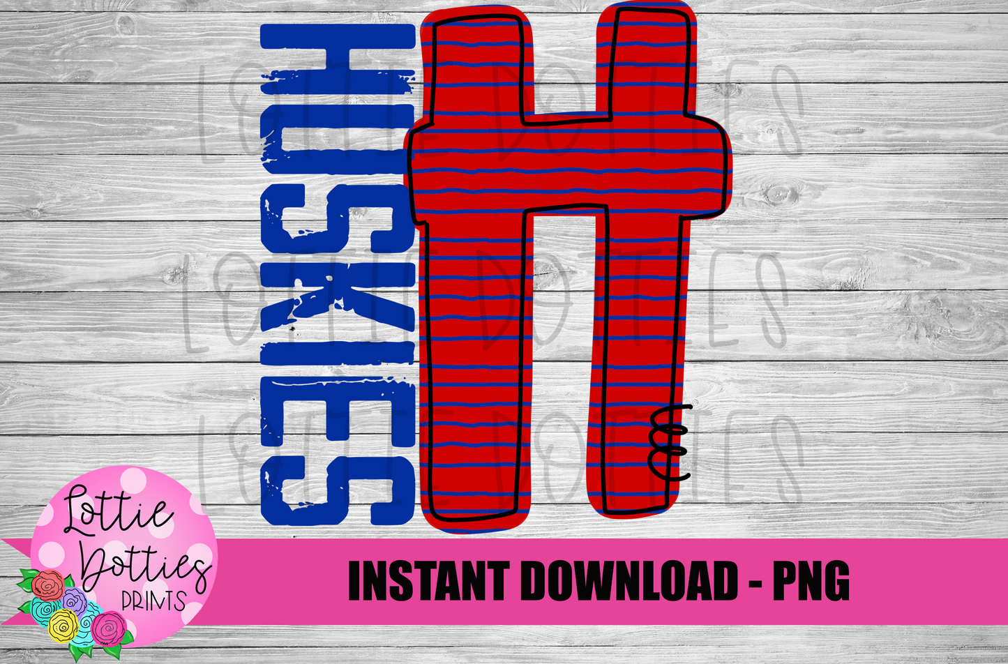 H - Huskies PNG - Huskies Sublimation design - Digital Download