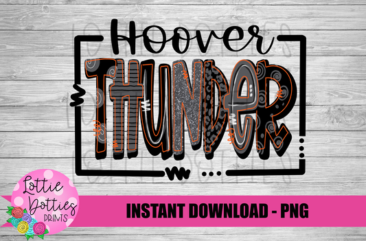 Hoover Thunder - PNG - Hoover  - Sublimation - Digital Download