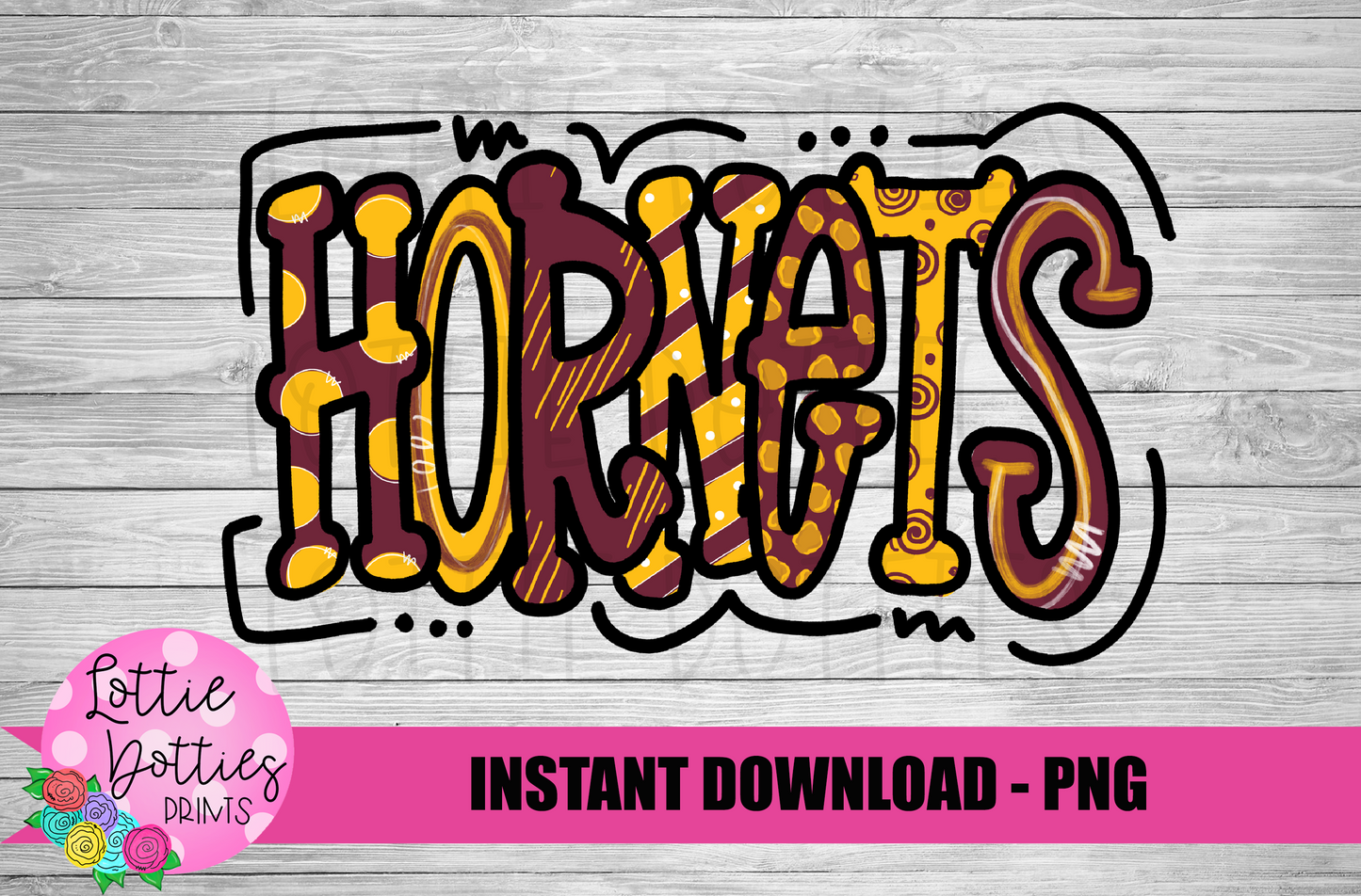 Hornets PNG - Hornets - sublimation design - Digital Download