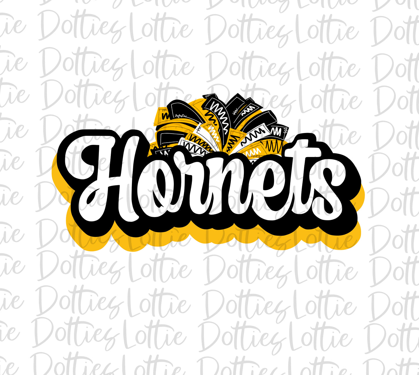 Hornets PNG - Hornets With Pom - sublimation design - Digital Download