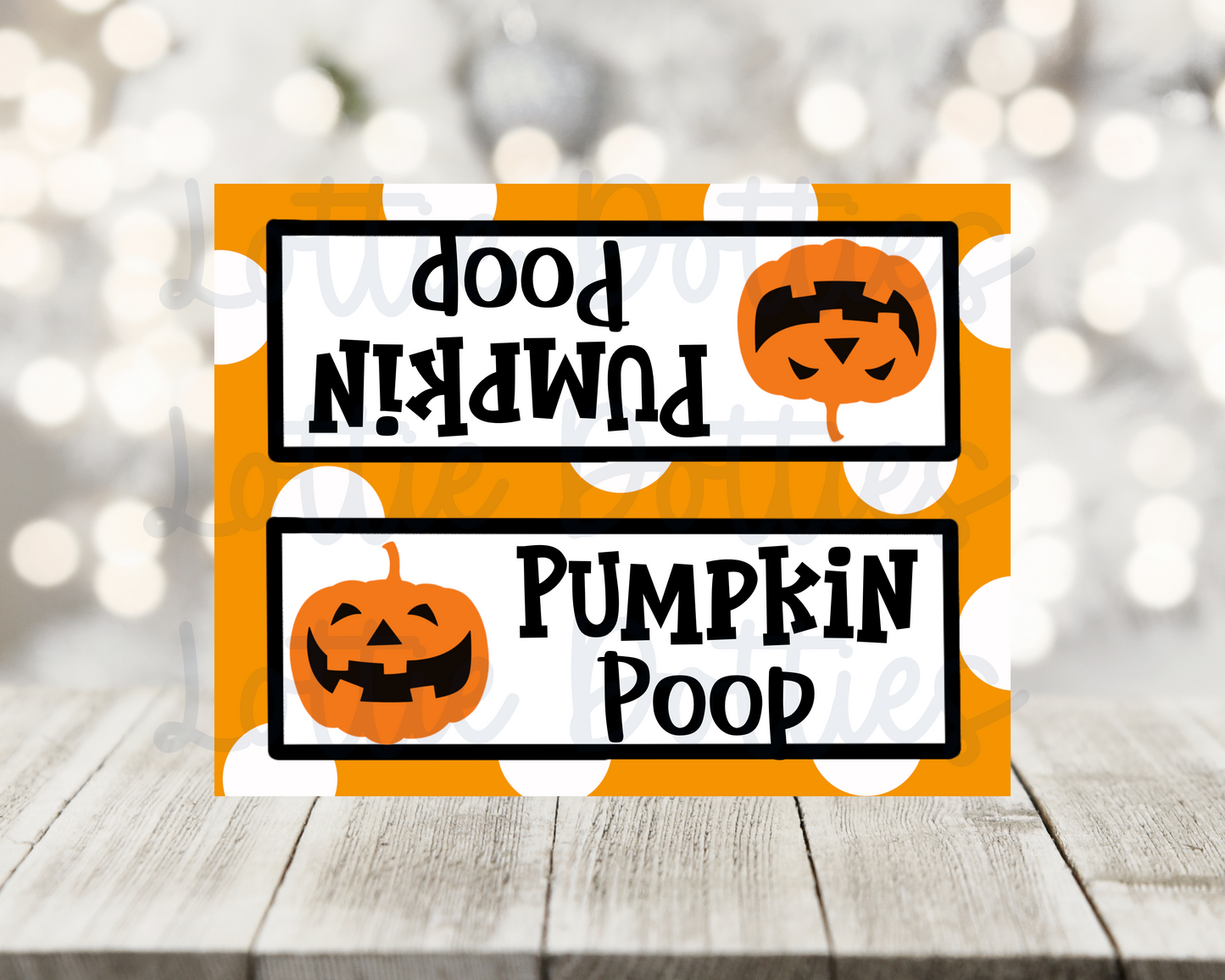 Pumpkin Poop PNG - Bag Toppers - Sublimation - Digital Download