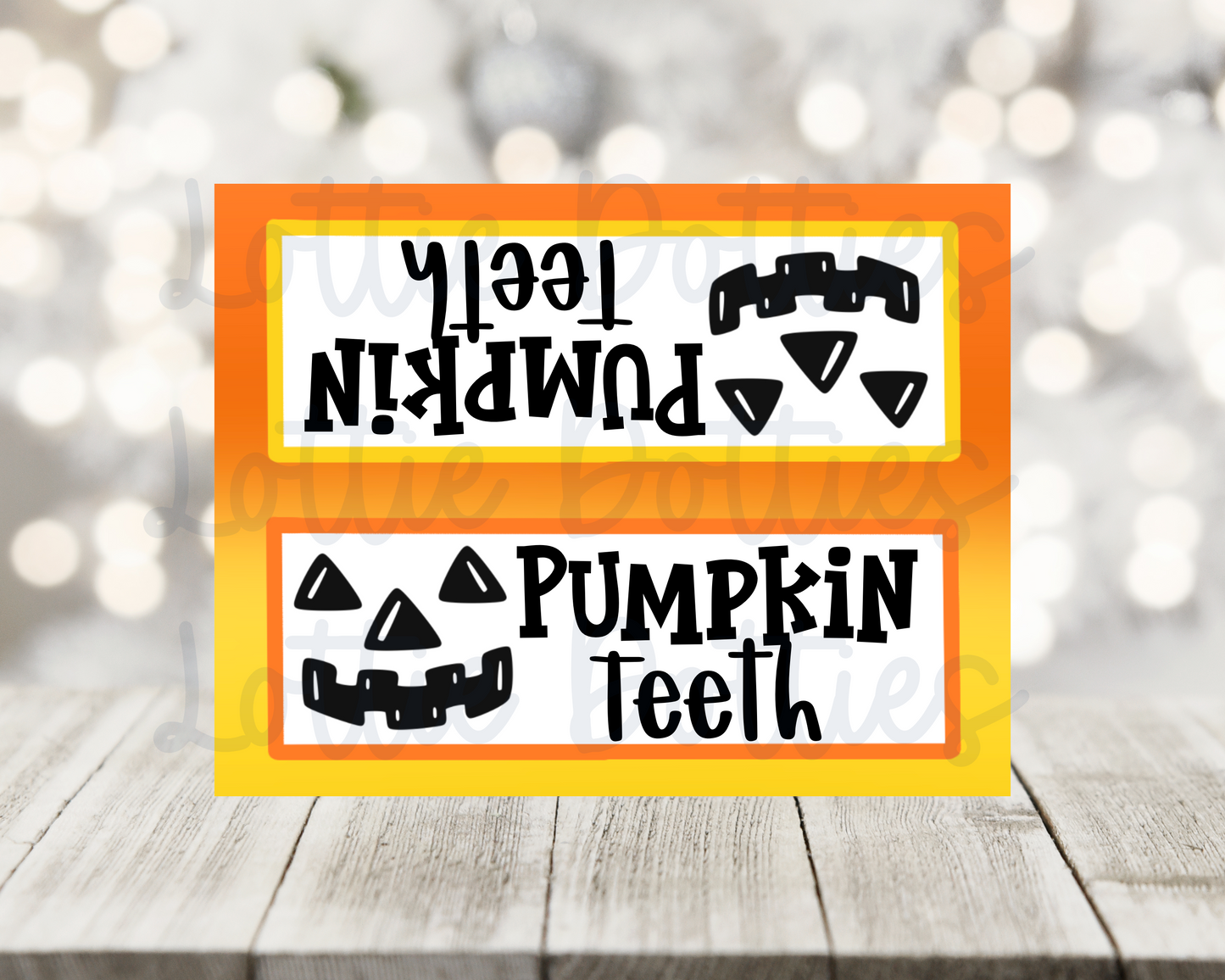 Pumpkin Teeth PNG - Bag Toppers - Sublimation - Digital Download