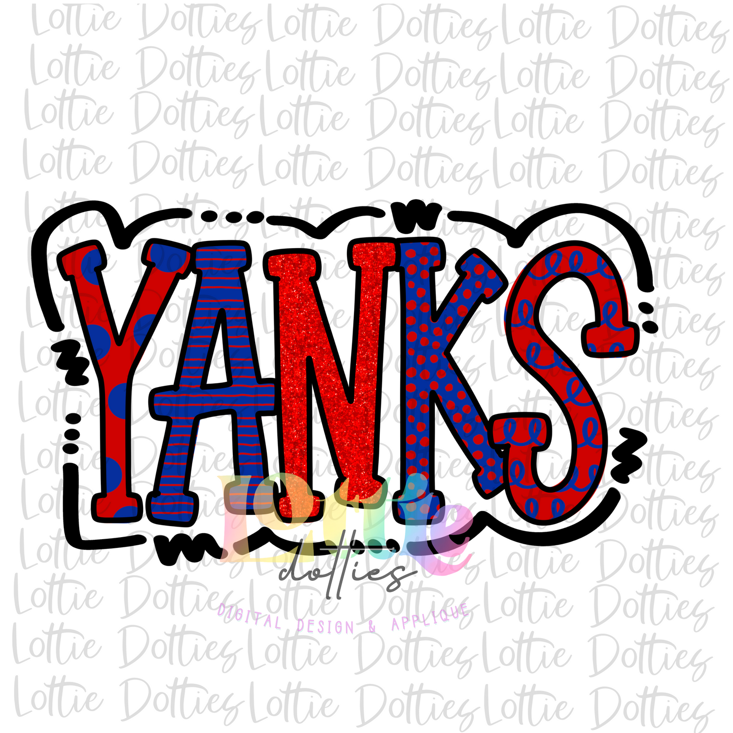 Yanks PNG - Yanks Sublimation - Digital Download