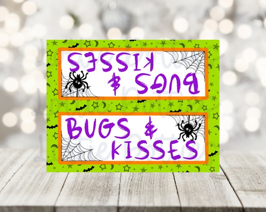 Bugs and Kisses PNG - Bag Toppers - Sublimation - Digital Download