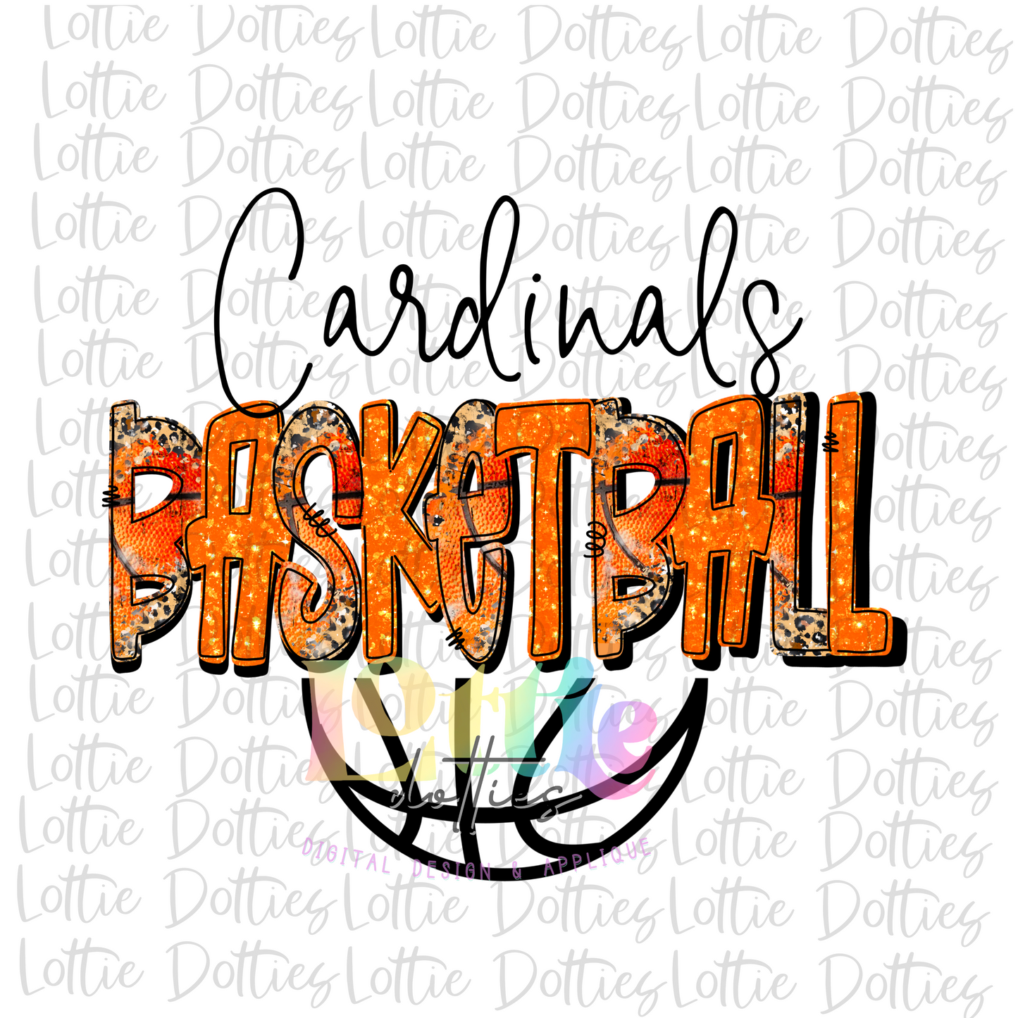 Cardinals Basketball - PNG - Cardinals Sublimation design - Digital Download