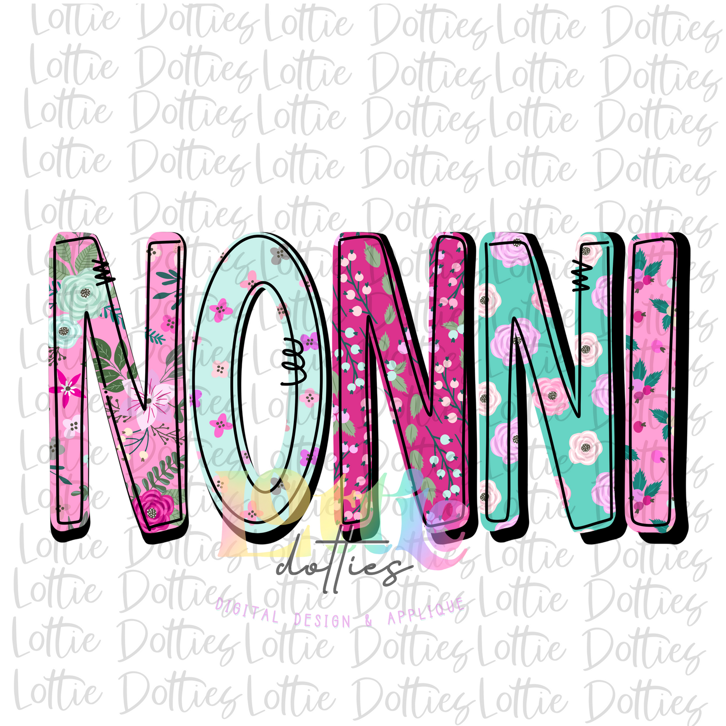 Nonni PNG - Nonni Sublimation - Mother’s Day sublimation design - digital download