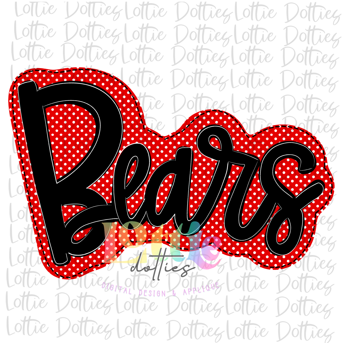 Bears PNG - Bears sublimation design - Digital Download - Black and Red