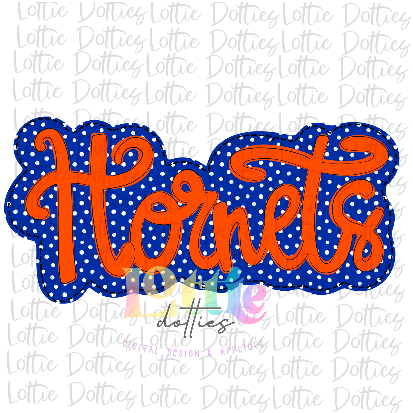 Hornets PNG - Hornets - sublimation design - Digital Download - Orange and Blue