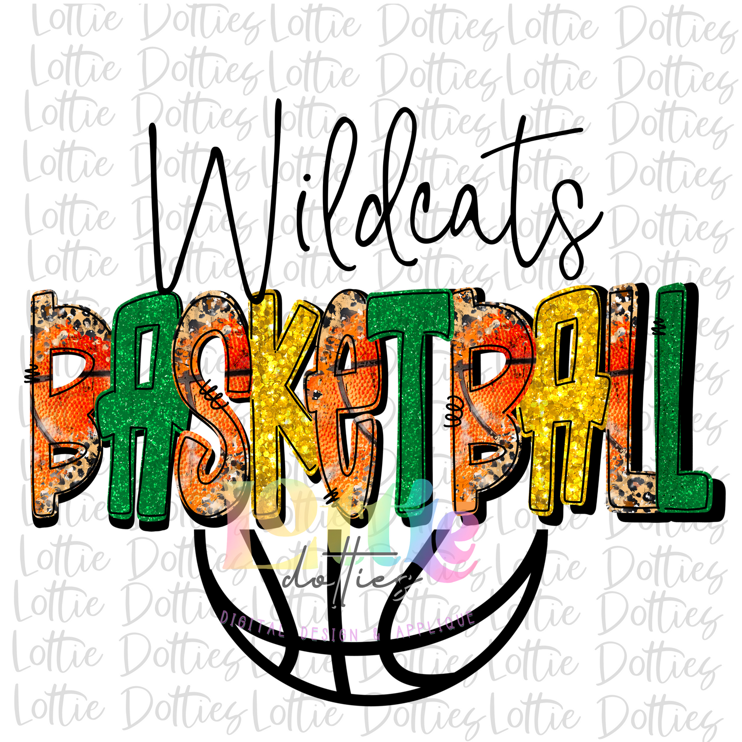 Wildcats Basketball PNG - Wildcats - sublimation design - Digital Download