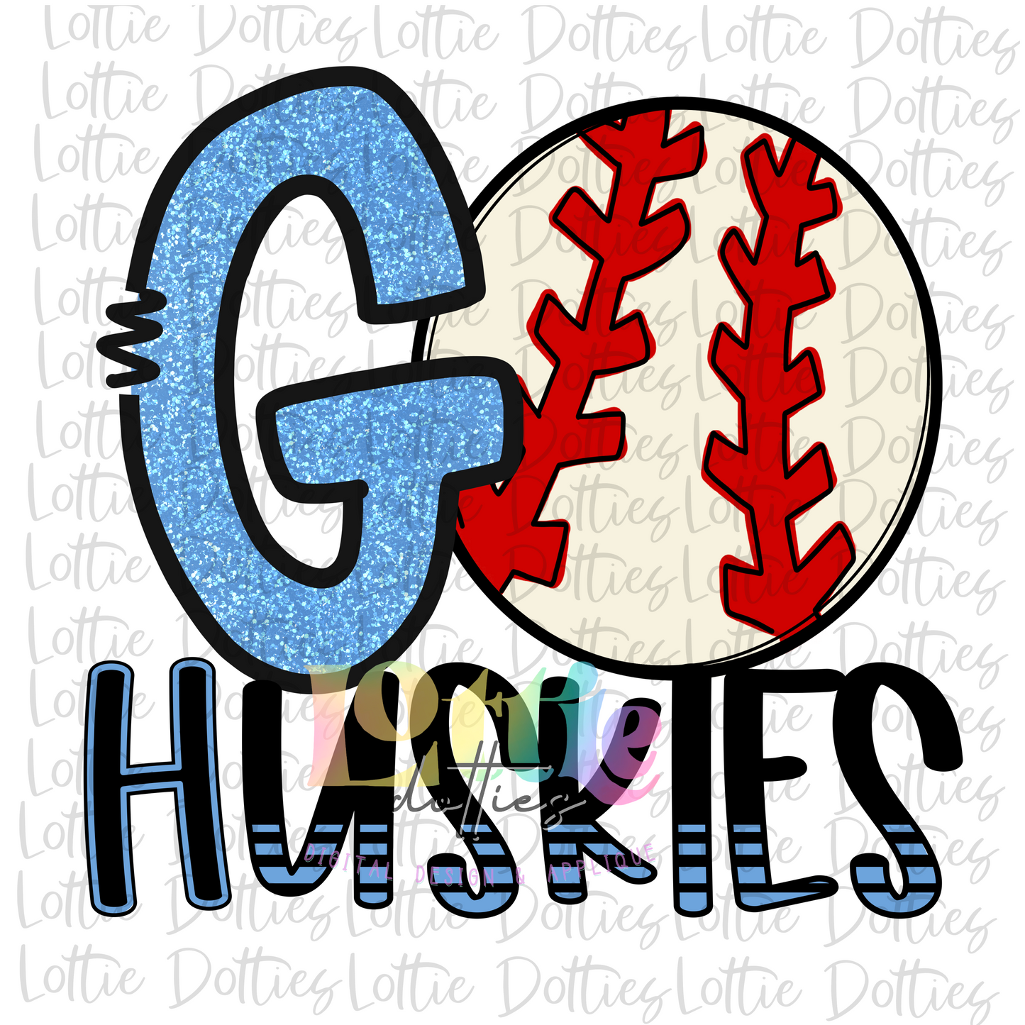 Go Huskies - Baseball - PNG = Huskies Sublimation - Digital Download