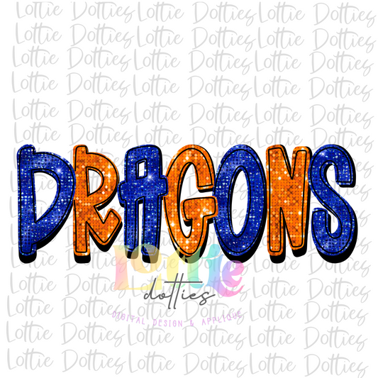 Dragons PNG - Instant Download - Digital Download - Dragona Sublimation Design