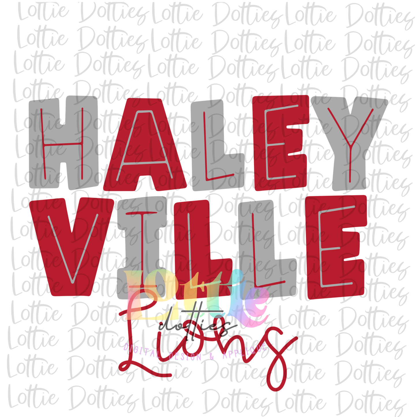 Haleyville Lions PNG - Lions - sublimation design - Digital Download