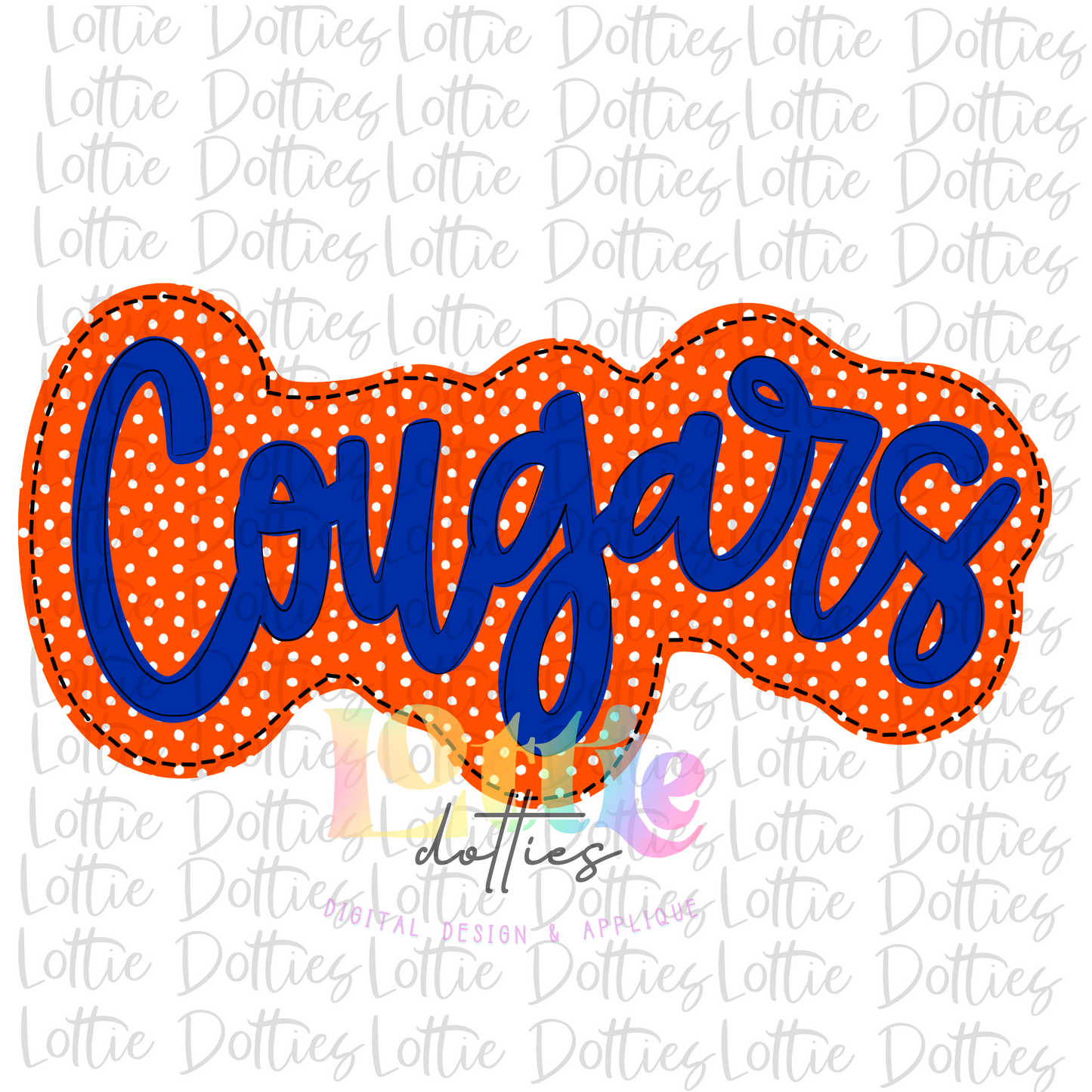 Cougars Png - Cougars Sublimation- Orange and Blue - Digital Download - Orange and Royal