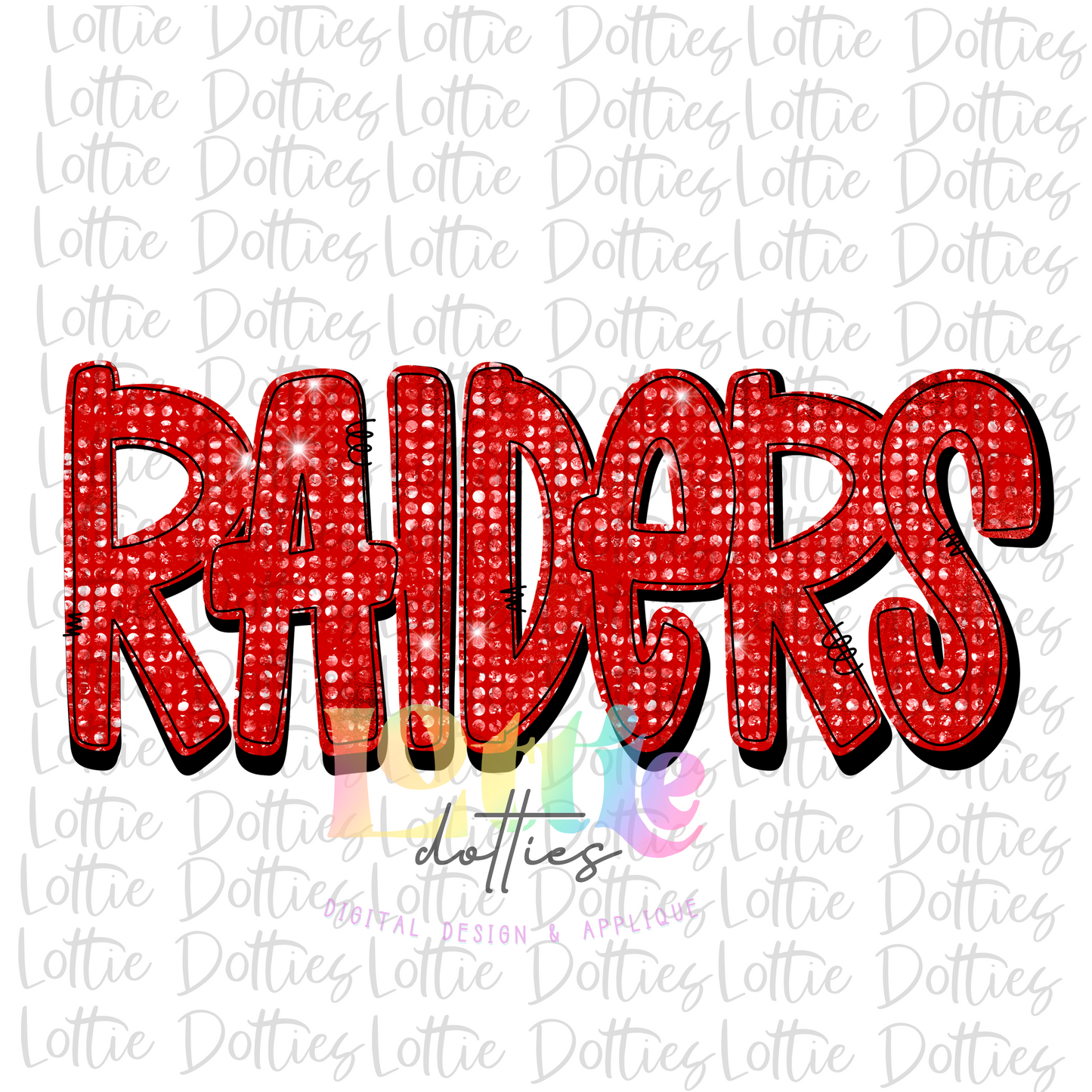 Raiders PNG - Instant Download - Digital Download - Sublimation Design - Red Rhinestone
