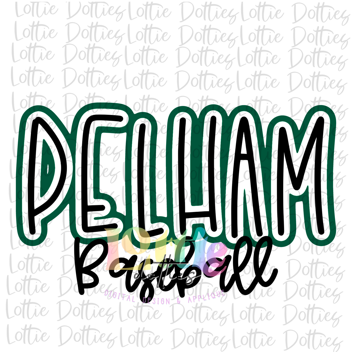 Pelham Baseball PNG - Baseball - sublimation design - Digital Download