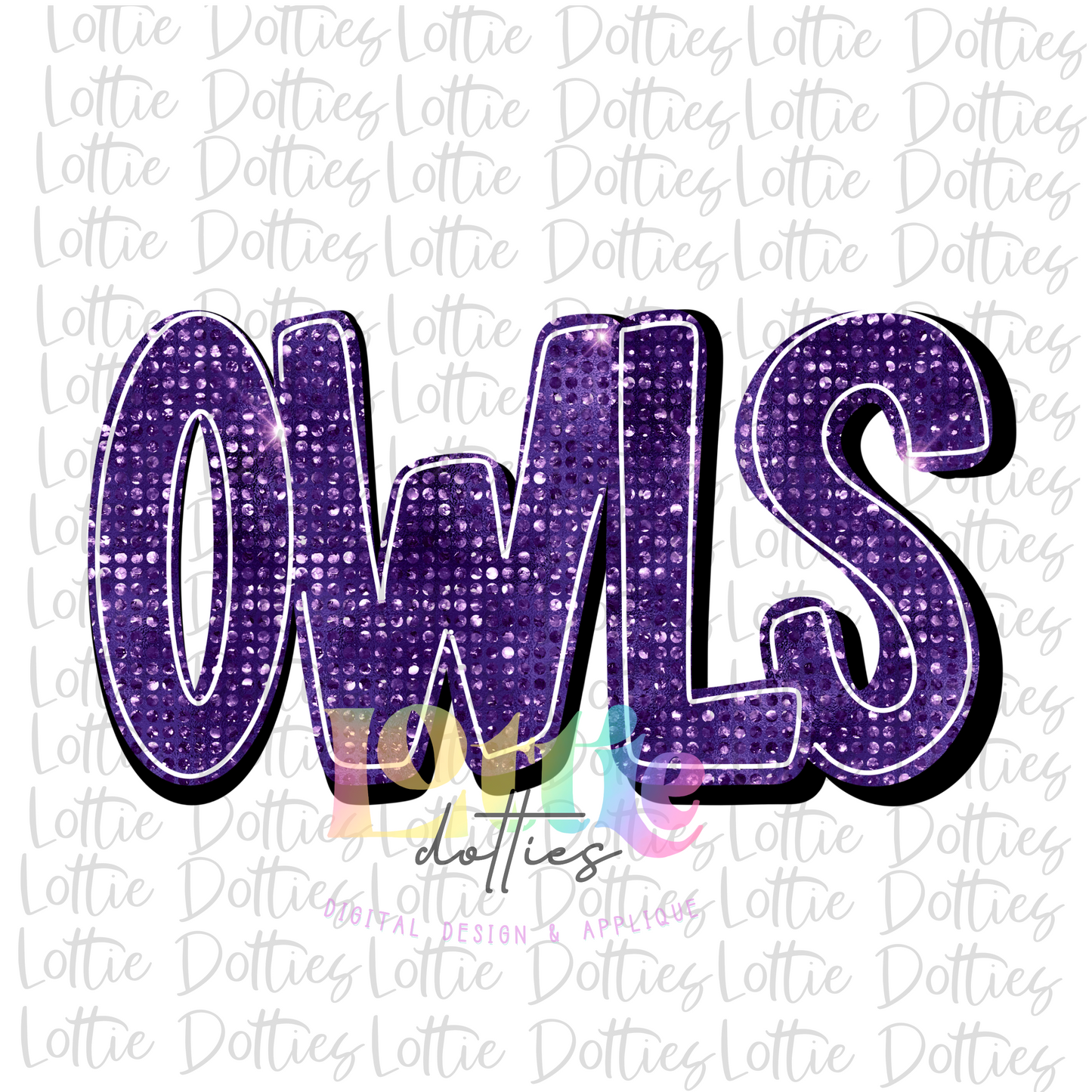 Owls PNG - Instant Download - Digital Download - Sublimation Design - Purple Rhinestone