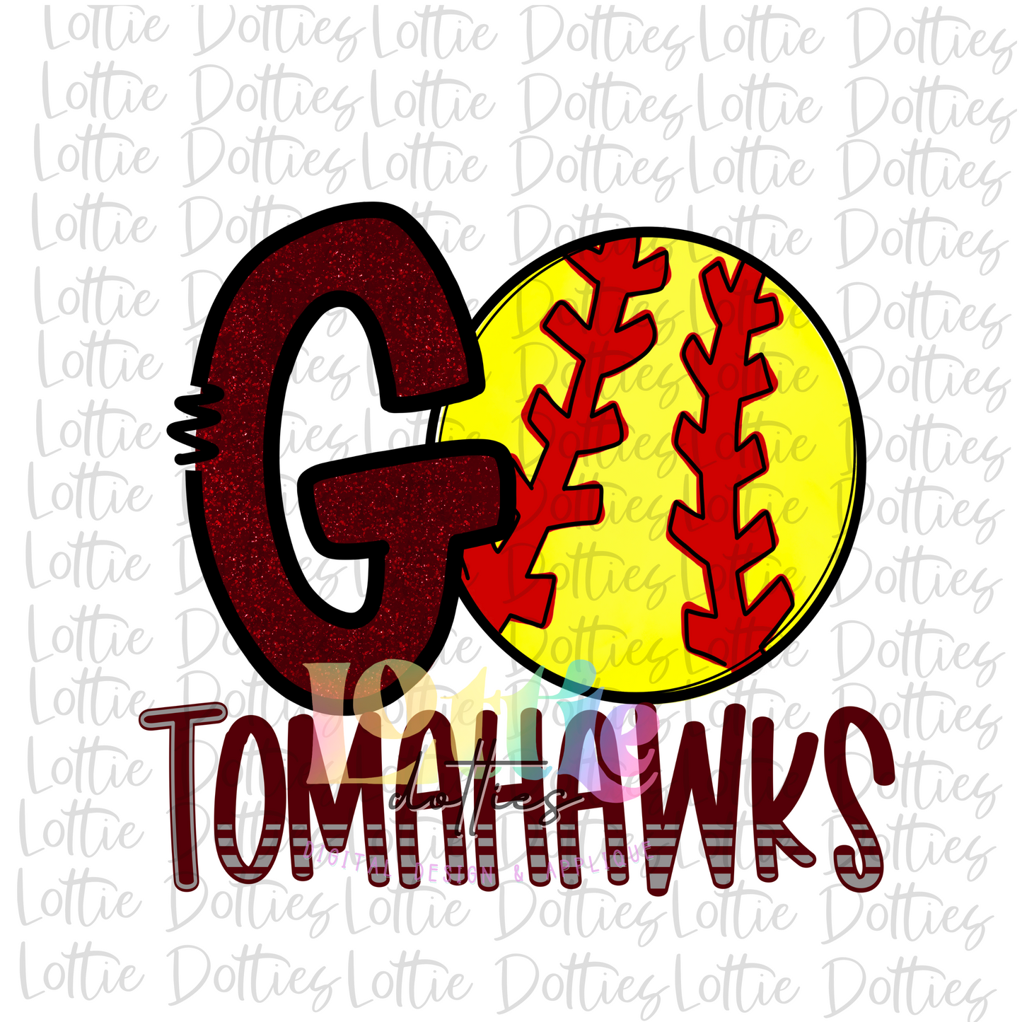 Go Tomahawks PNG - Tomahawks Sublimation - Digital Download