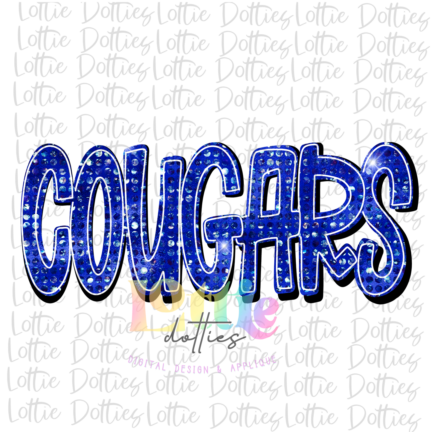 Cougars Png - Cougars Sublimation - Digital Download - Royal