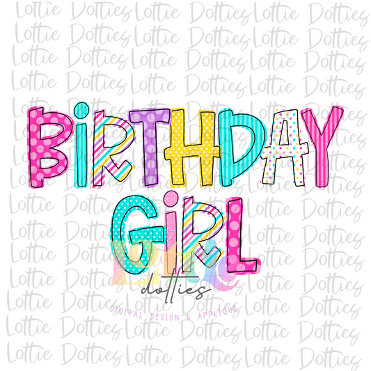 Birthday Girl Png  -Instant Download - Digital Download