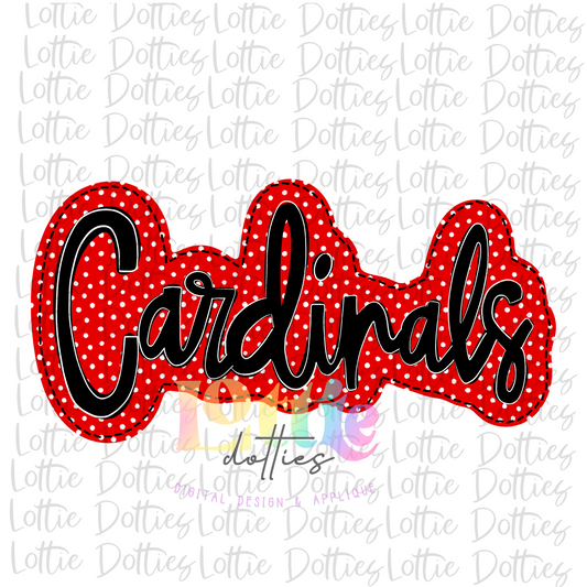 Cardinals PNG - Cardinals Sublimation design - Digital Download - Red and Black