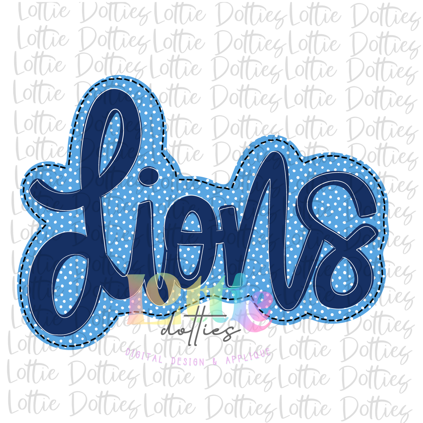 Lions PNG - Lions - sublimation design - Digital Download - Blue and Navy