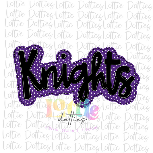 Knights PNG - Knights -  sublimation design - Digital Download - Purple and Black