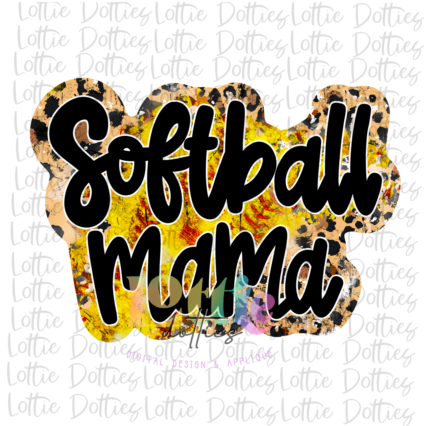 Softball Mama Png - Softball Sublimation - Digital Download