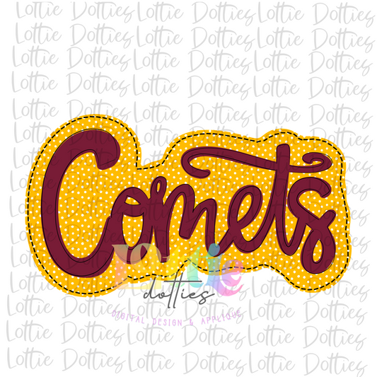 Comets - PNG - Comets - Sublimation - Digital Download - Gold and Brown