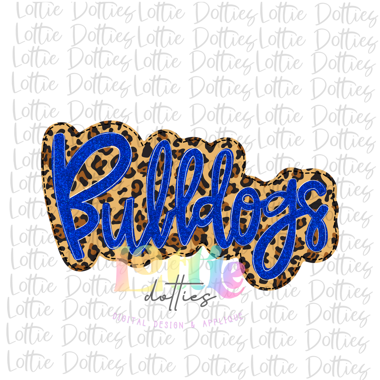 Bulldogs - PNG - Bulldogs - sublimation design - Digital Download - Leopard and Royal