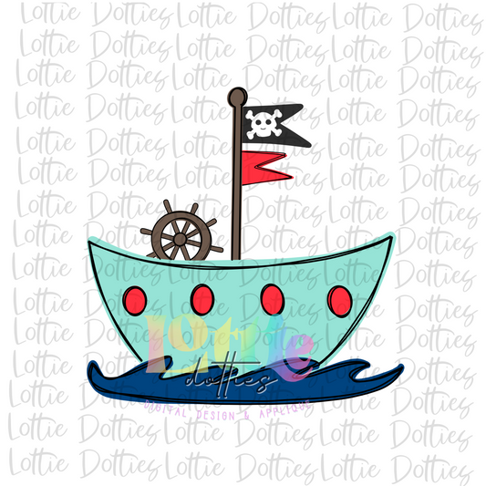 Pirate Ship PNG - Pirate Ship Sublimation - Digital Download