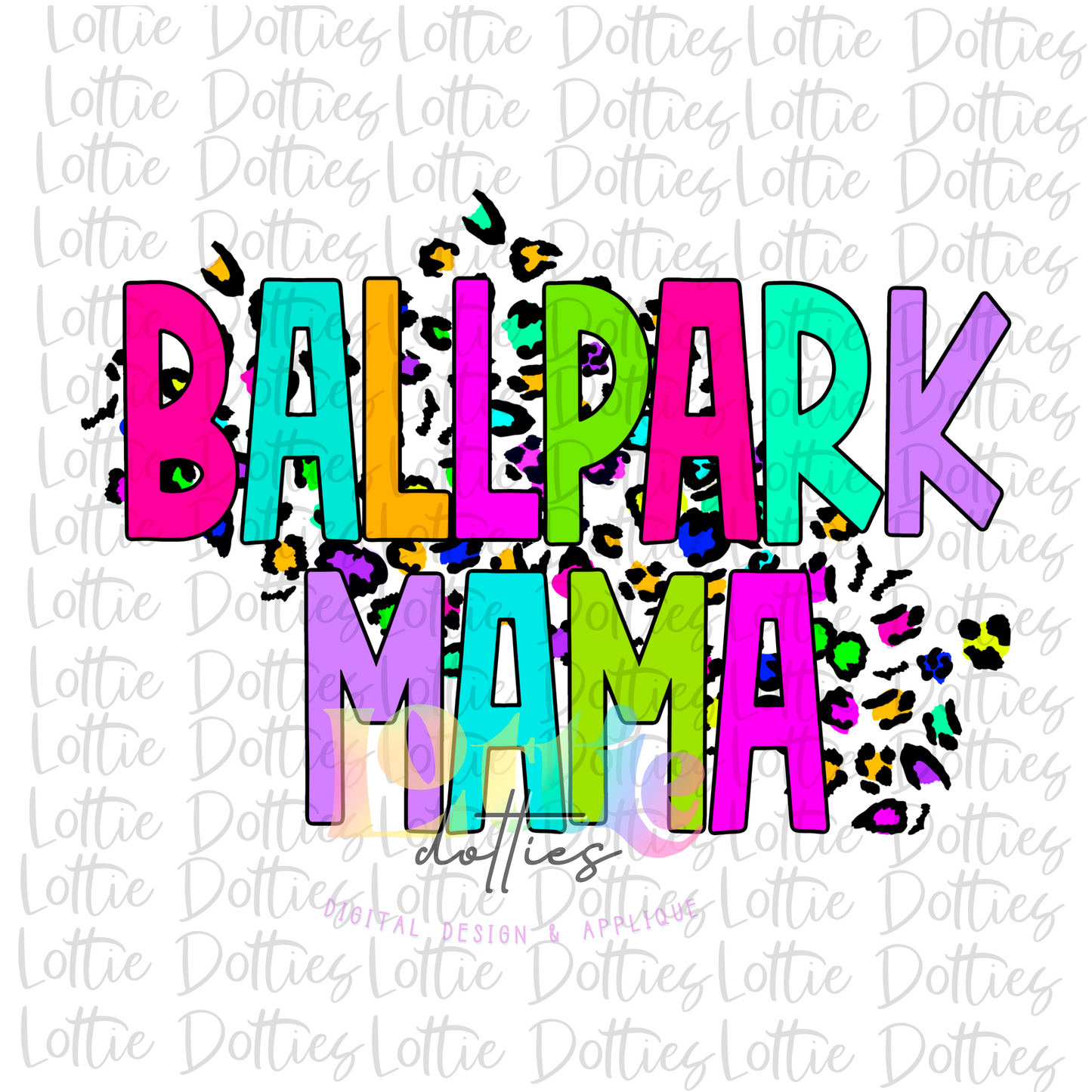 Ballpark Mama PNG - Ballpark Mama Sublimation - Digital Download