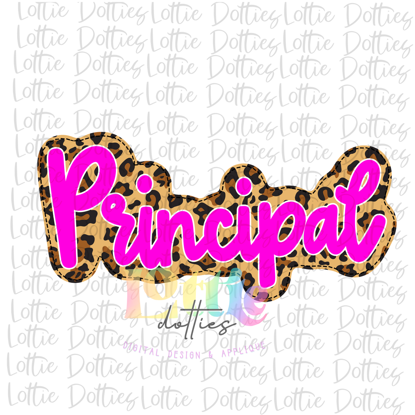 Principal - PNG - Back To School - Sublimation - Digital Download - Leo