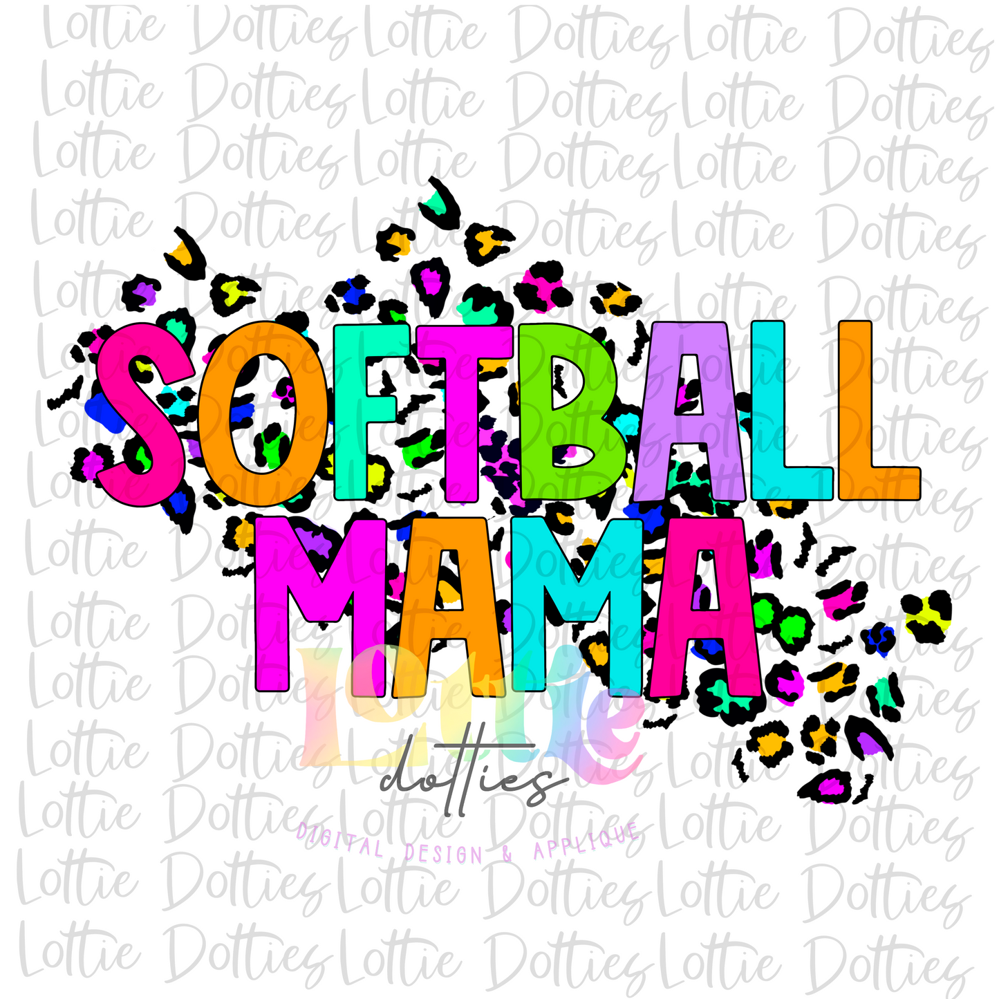 Softball Mama Png - Softball Sublimation - Digital Download