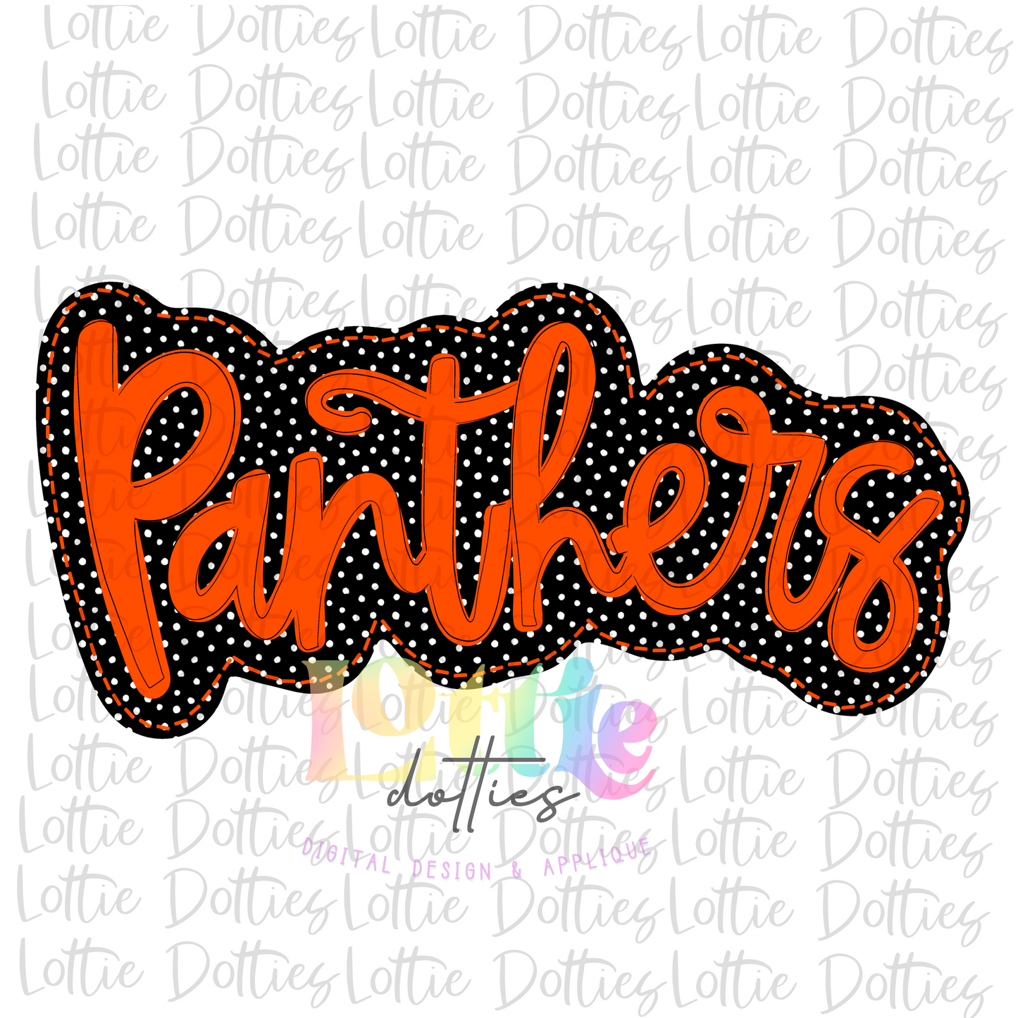 Panthers PNG - Panthers Sublimation - Digital Download - Black and Orange