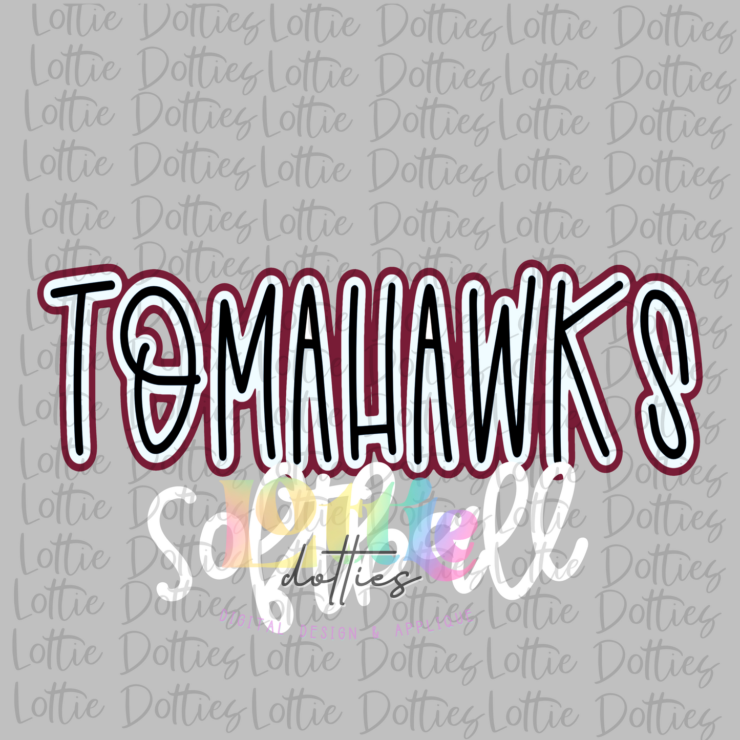 Tomahawks Softball PNG - Tomahawks Sublimation - Digital Download