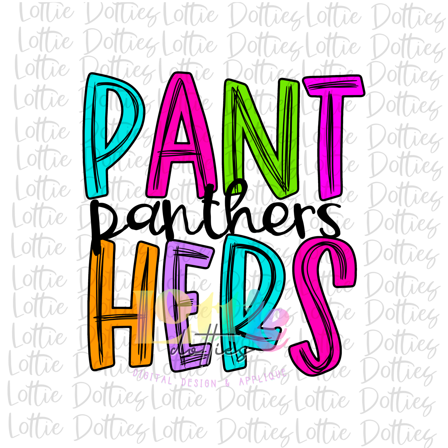 Panthers PNG - Panthers Sublimation - Digital Download - Neon Leopard