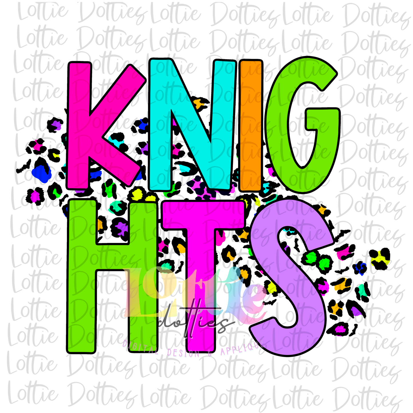 Knights PNG - Knights - sublimation design - Digital Download - Neon Leopard