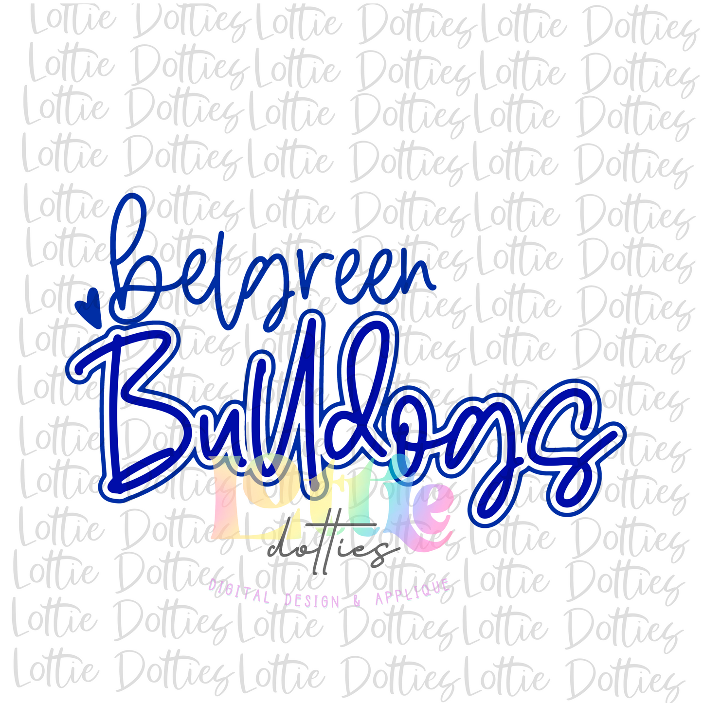 Belgreen Bulldogs - PNG - Bulldogs Sublimation design - Digital Download