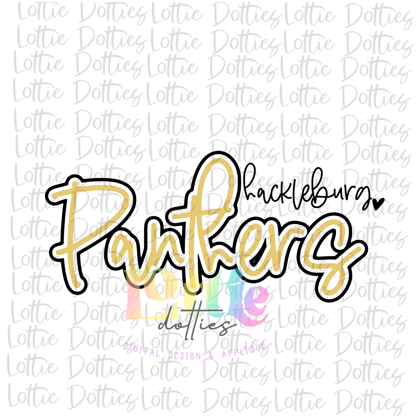 Hackleburg Panthers PNG - Panthers Sublimation - Digital Download