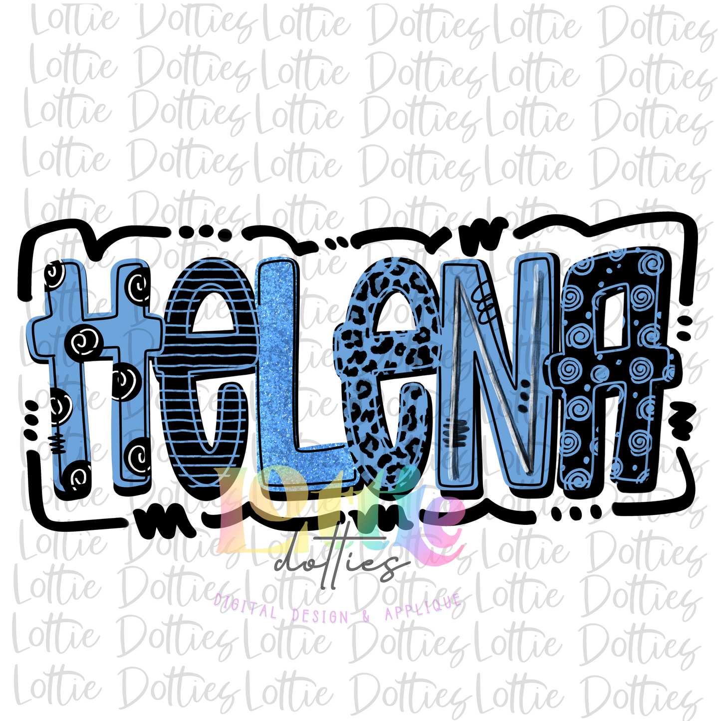 Helena PNG - Helena Sublimation - Digital Download - Blue