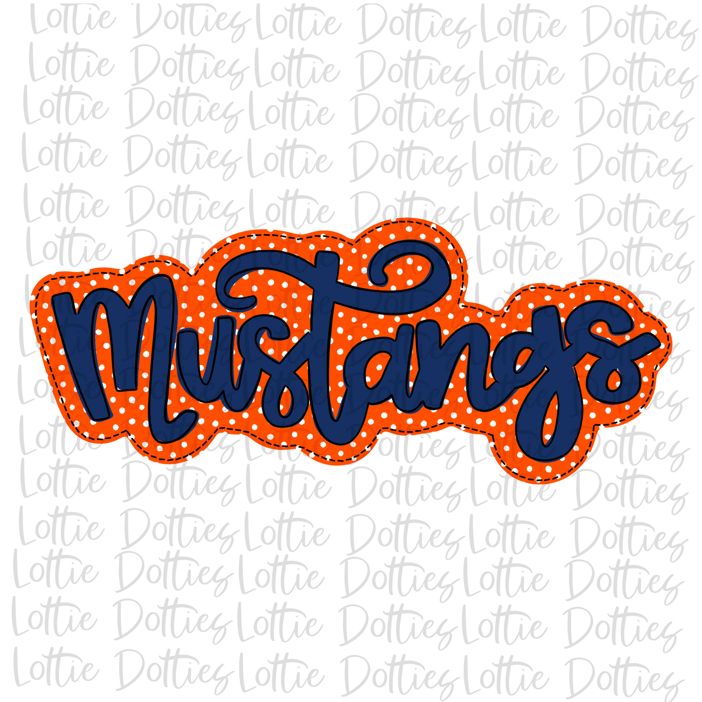 Mustangs PNG - Mustangs - sublimation design - Digital Download - Orange and Black